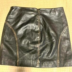 DKNY
Leather distressed skirt 
( limited edition)